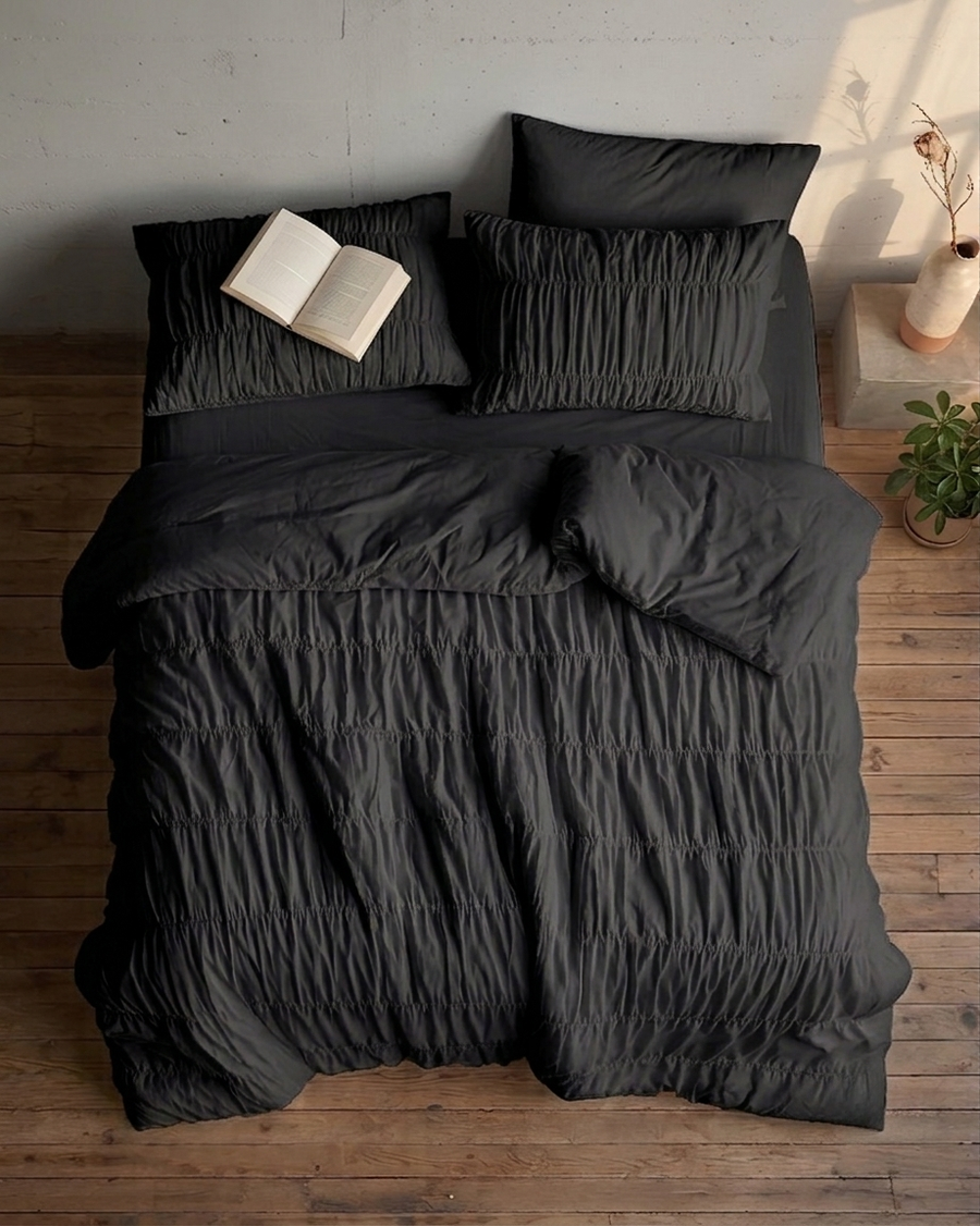 Ruche Duvet Cover Set