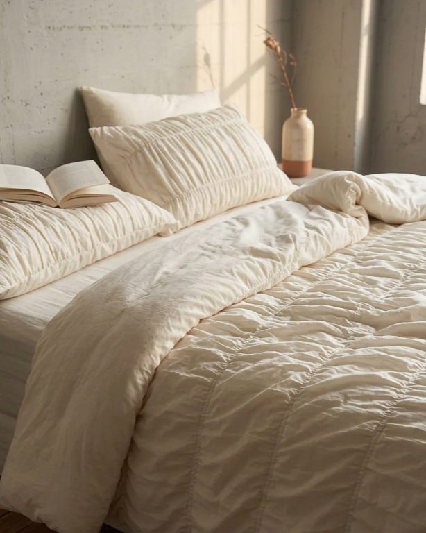 Ruche Duvet Cover Set